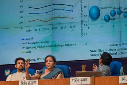 finance minister nirmala sitharaman on economic slump and key focus to revive economy