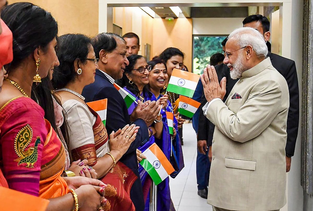 Strong speech of PM Narendra Modi in France, Muslims welcomed 