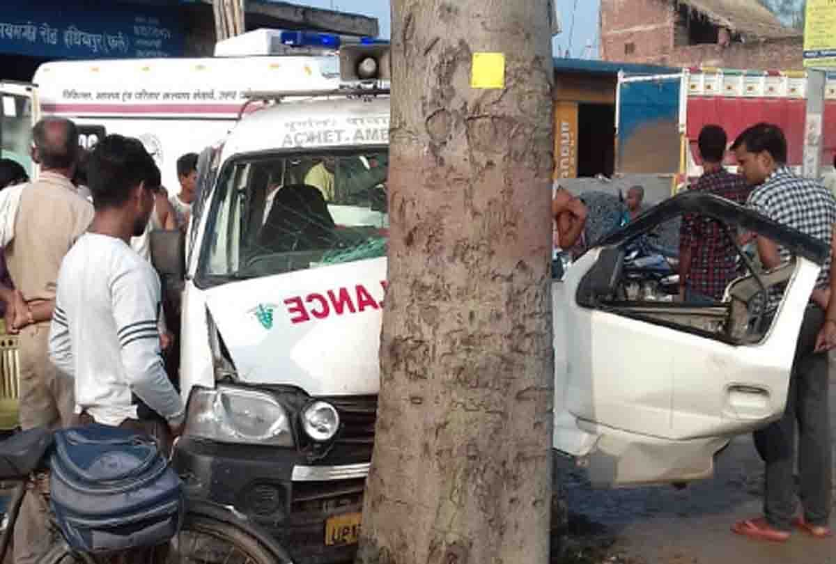 five people injured in accident at farrukhabad