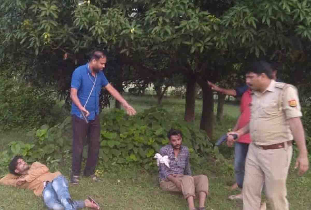 Police had an encounter with smugglers in Hardoi