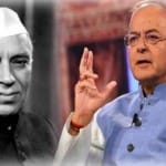 पूर्व प्रधानमंत्री जवाहर लाल नेहरू, अरुण जेटली