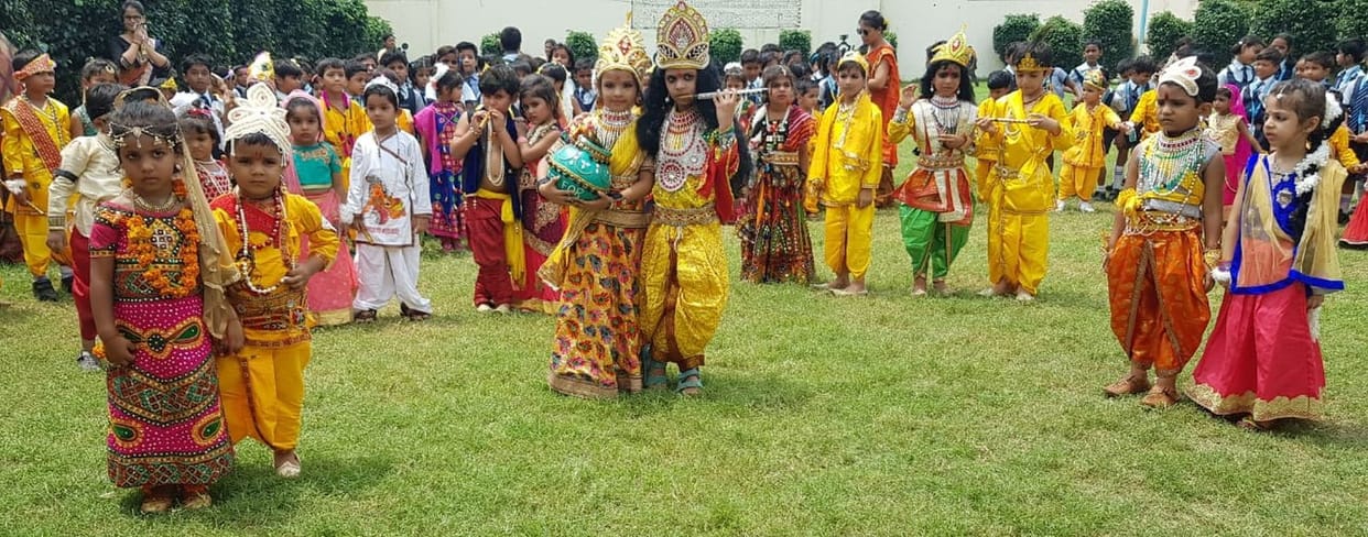 Kanha's birthday celebration in temples