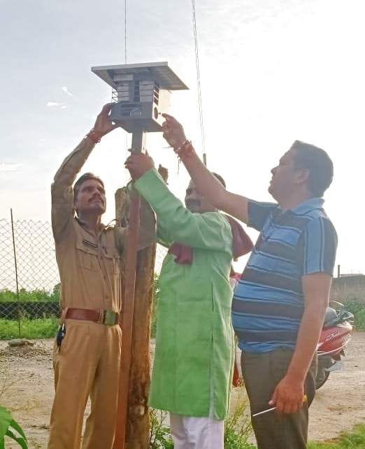 Equipment installed in Shyampur Khadri to exterminate wildlife