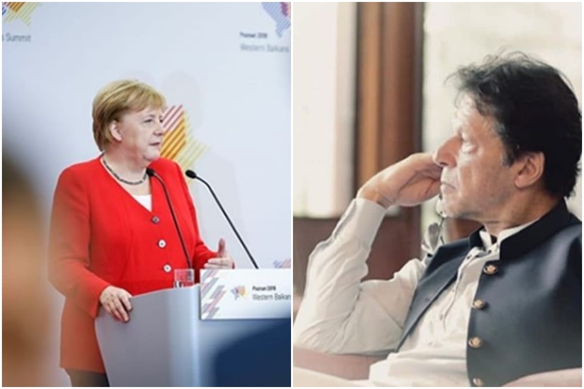 Imran Khan held telephonic conversation with Angela Merkel on Kashmir issue and ask for help