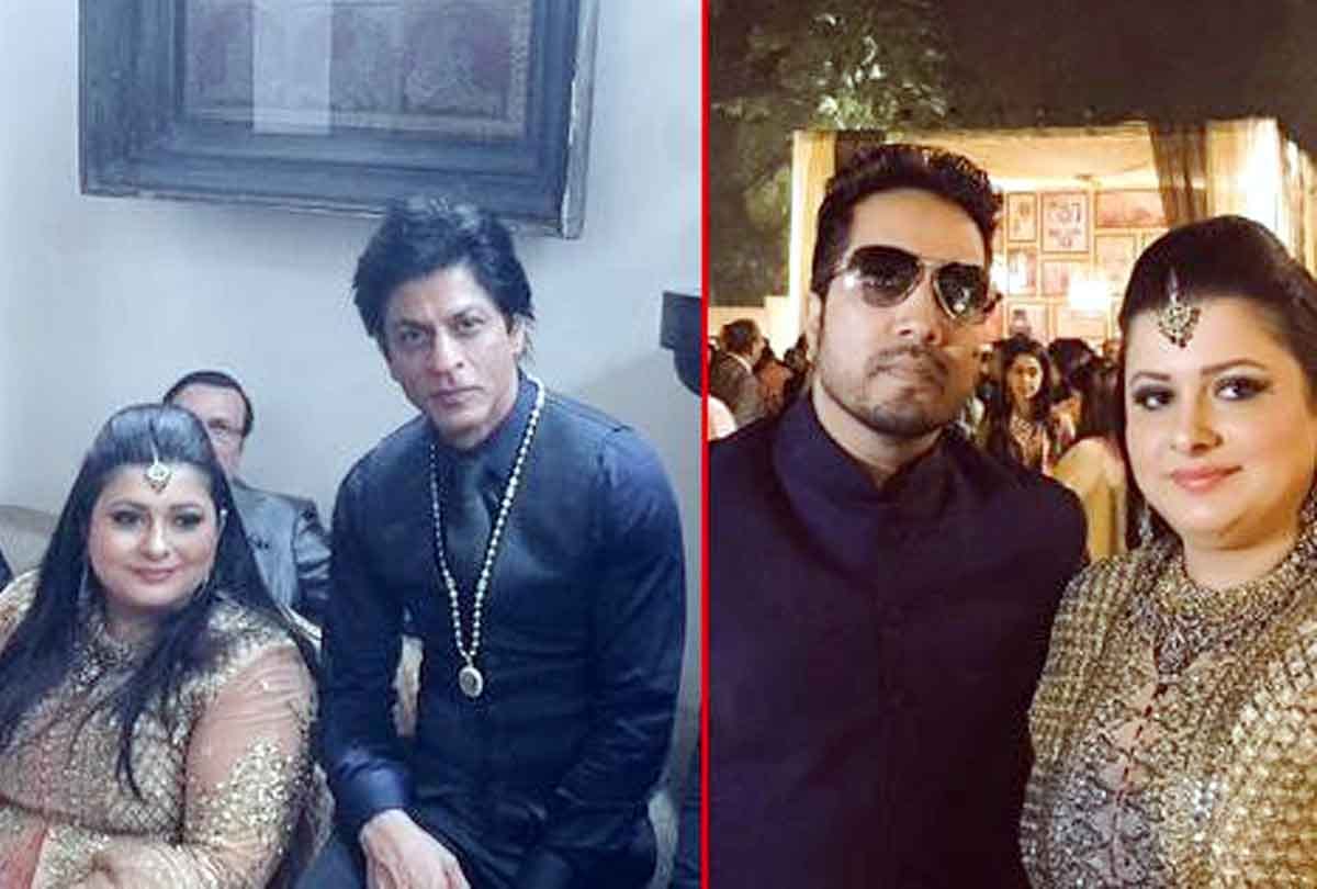arun jaitelys daughter wedding, shahrukh and mika attends sangeet ceremony