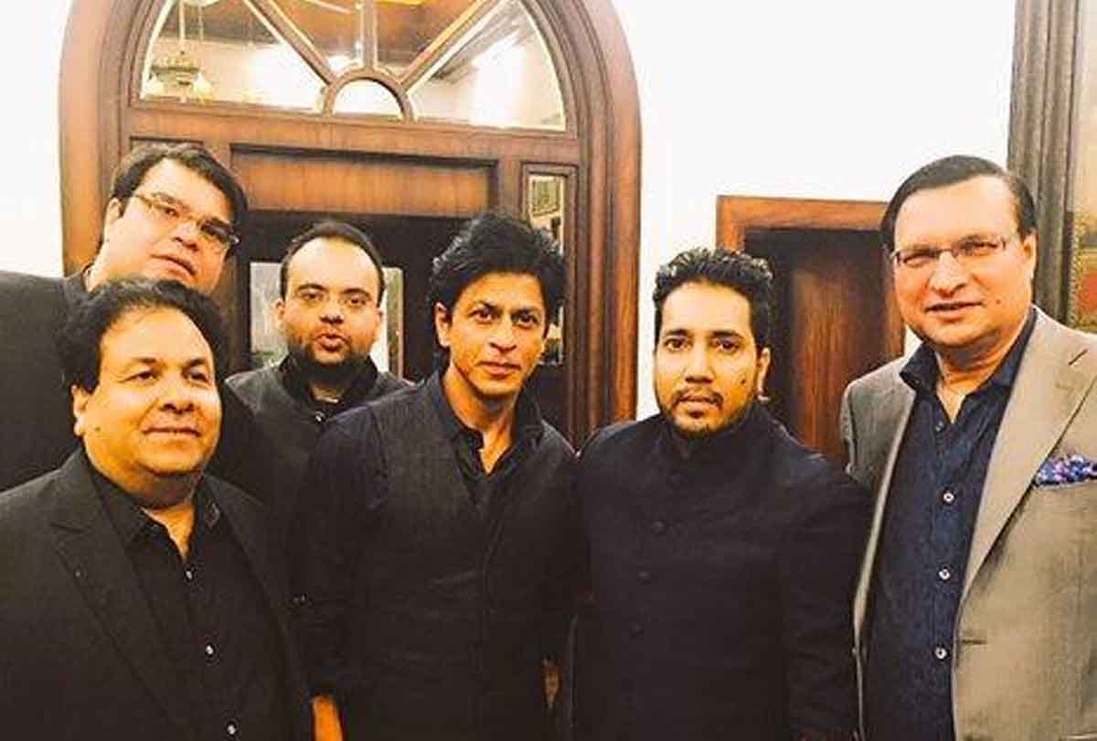 arun jaitelys daughter wedding, shahrukh and mika attends sangeet ceremony