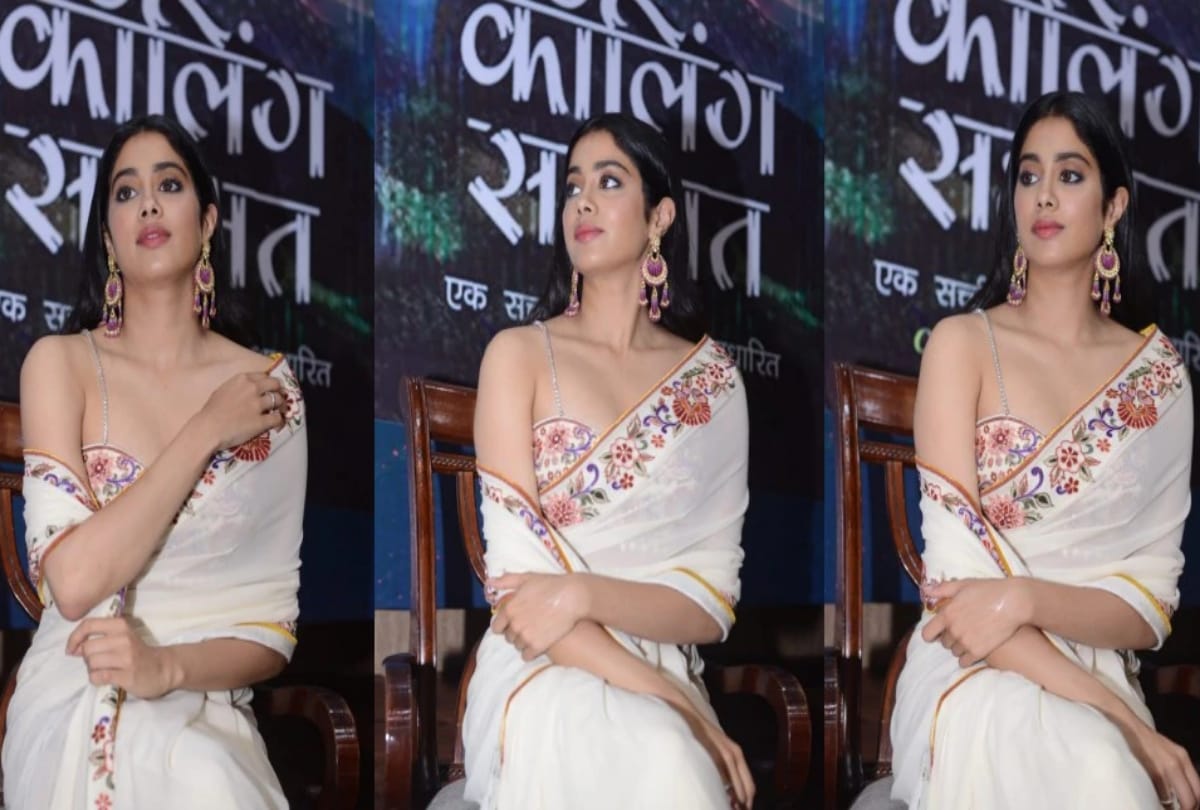 Janhvi Kapoor looks ethereal in white saree