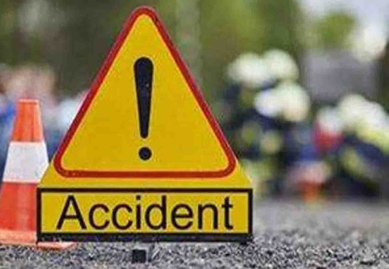 Road accident in Maharajpur kanpur