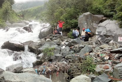 Manimahesh Yatra commences with small royal snan on janmashtami 2019