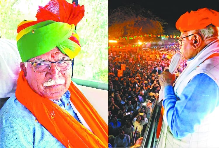 CM Manohar Lal Presenting Report card Of Own And Former Government During Yatra