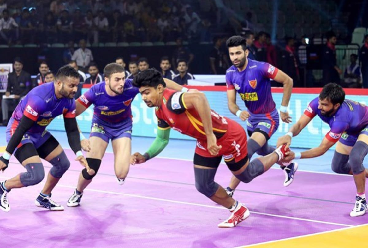 pro kabaddi league dabang delhi defeated bengaluru and telugu titans beat pink panthers