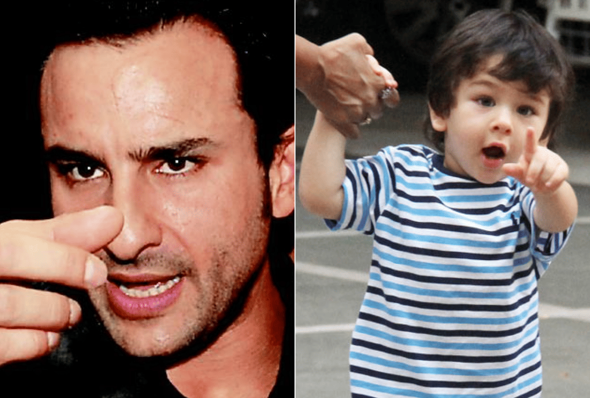 Saif Ali Khan gets angry on paparazzi for clicking Taimur ali khan pics