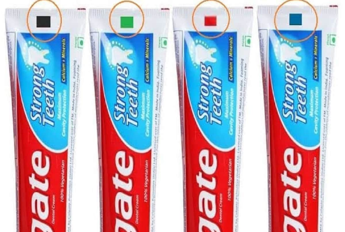 Know About Toothpaste Color Code What Is The Meaning Of Different Colored Strips On The Tube Of Toothpaste