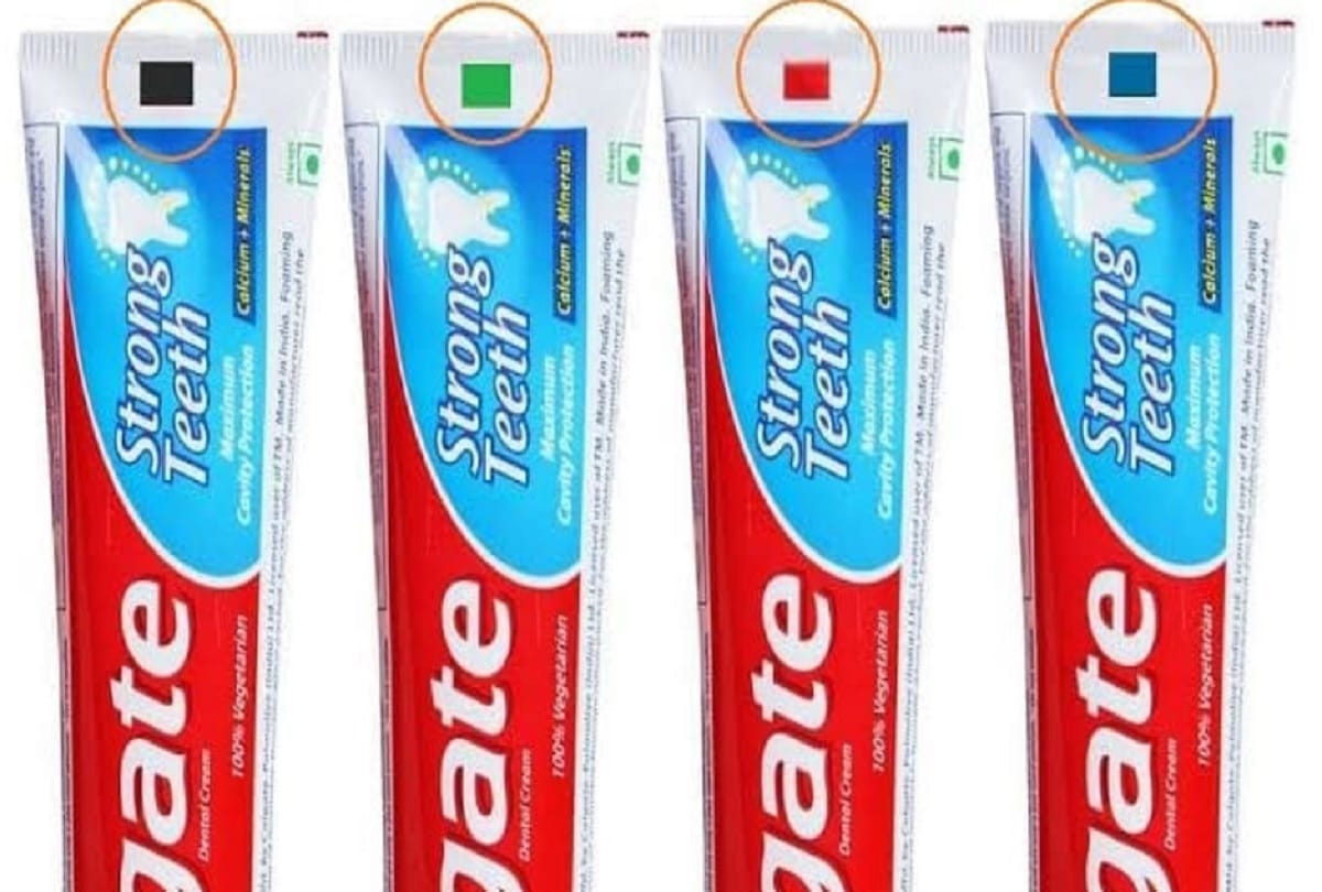 Know About Toothpaste Color Code What Is The Meaning Of Different Colored Strips On The Tube Of Toothpaste
