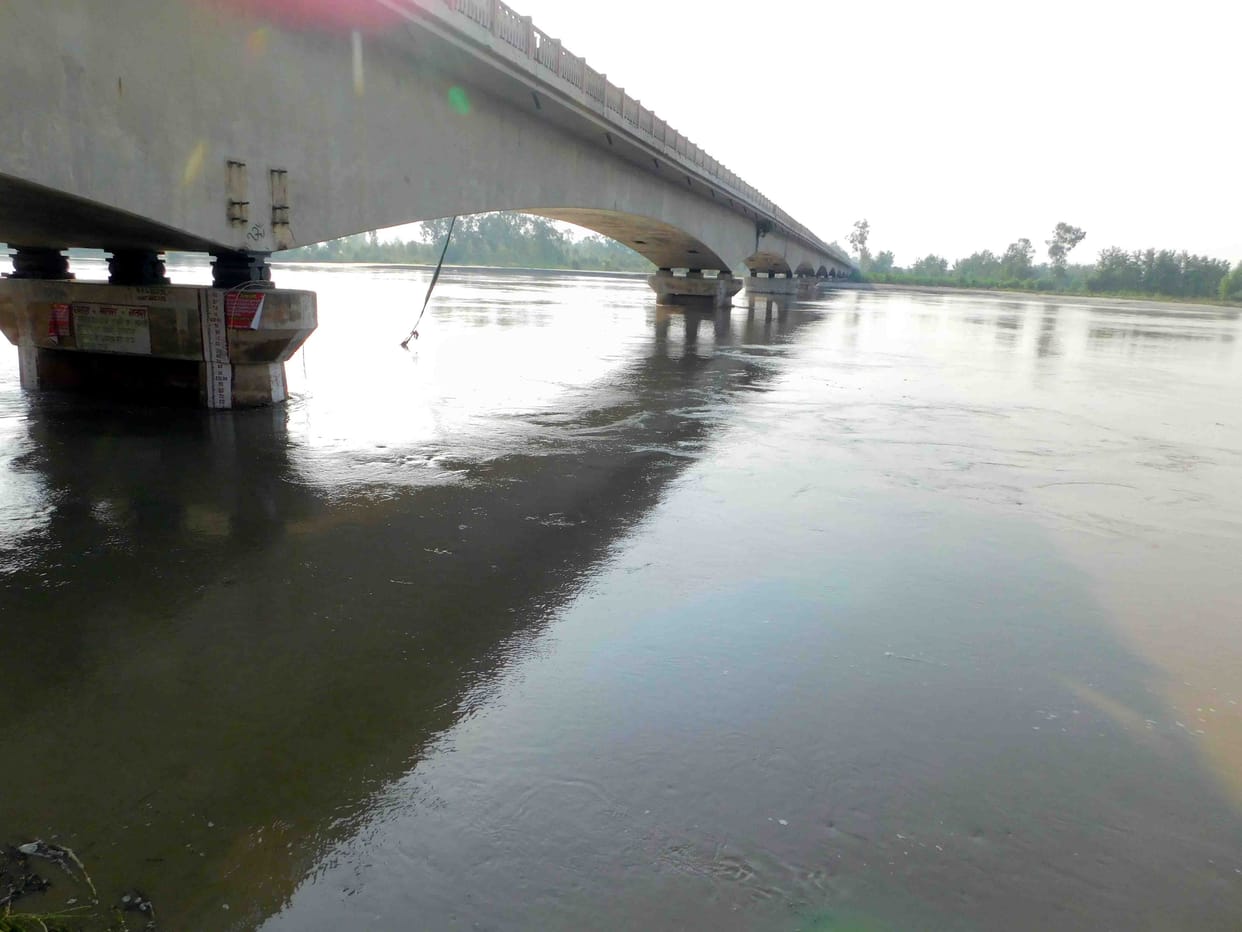 water lavel of yamuna downed