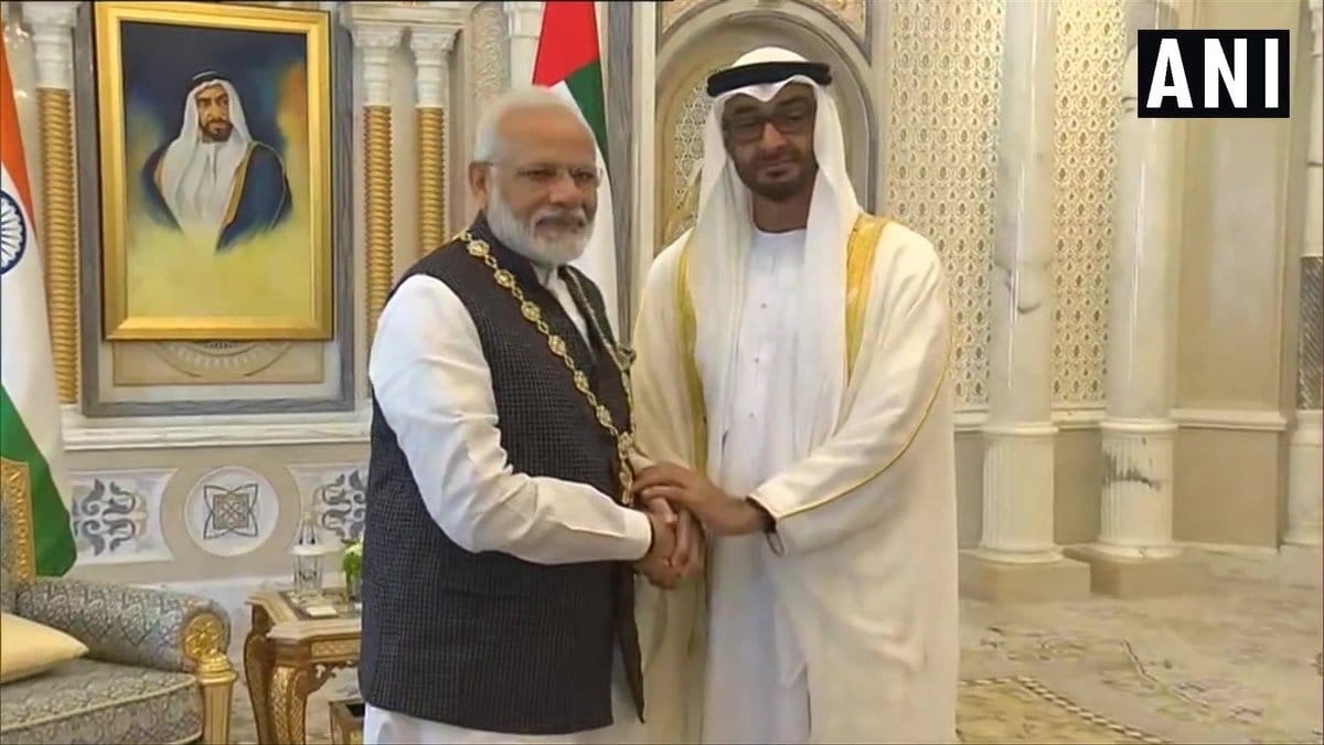 Prime Minister Narendra Modi conferred with Order of Zayed in UAE