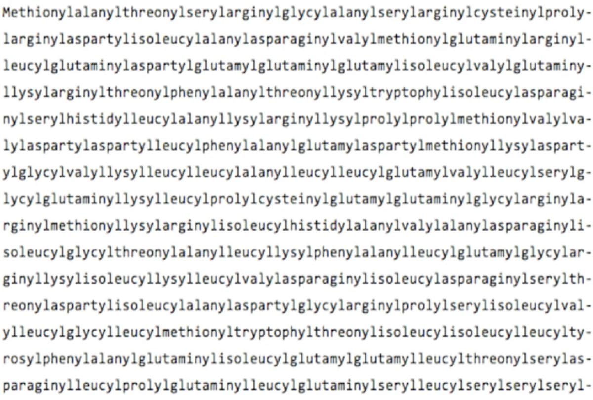 The Longest Word in English Titin Protein Takes 3.5 Hours to Pronounce
