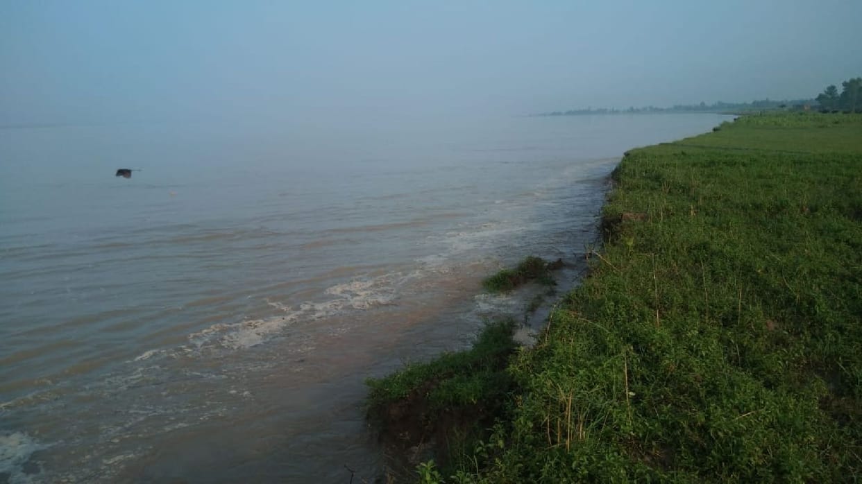 78 bigha fields covered in Ghaghra
