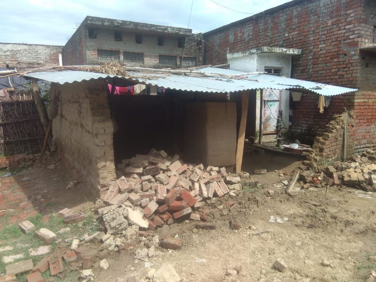 Two children died, one injured after wall collapses