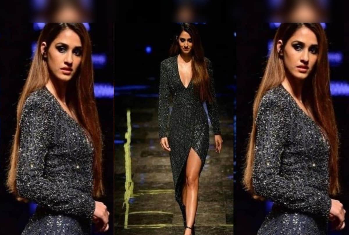 lakme fashion week 2019: Disha Patani looks stunning in High-slit Dress