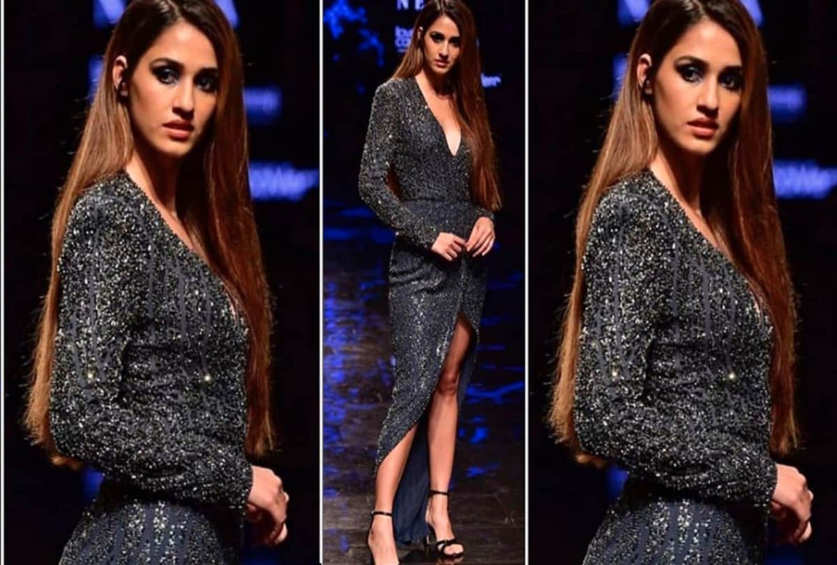 lakme fashion week 2019: Disha Patani looks stunning in High-slit Dress