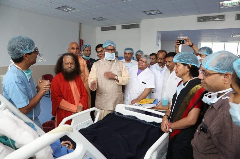 Patanjali Yogpeeth General Secretary Acharya Balakrishna discharged from AIIMS