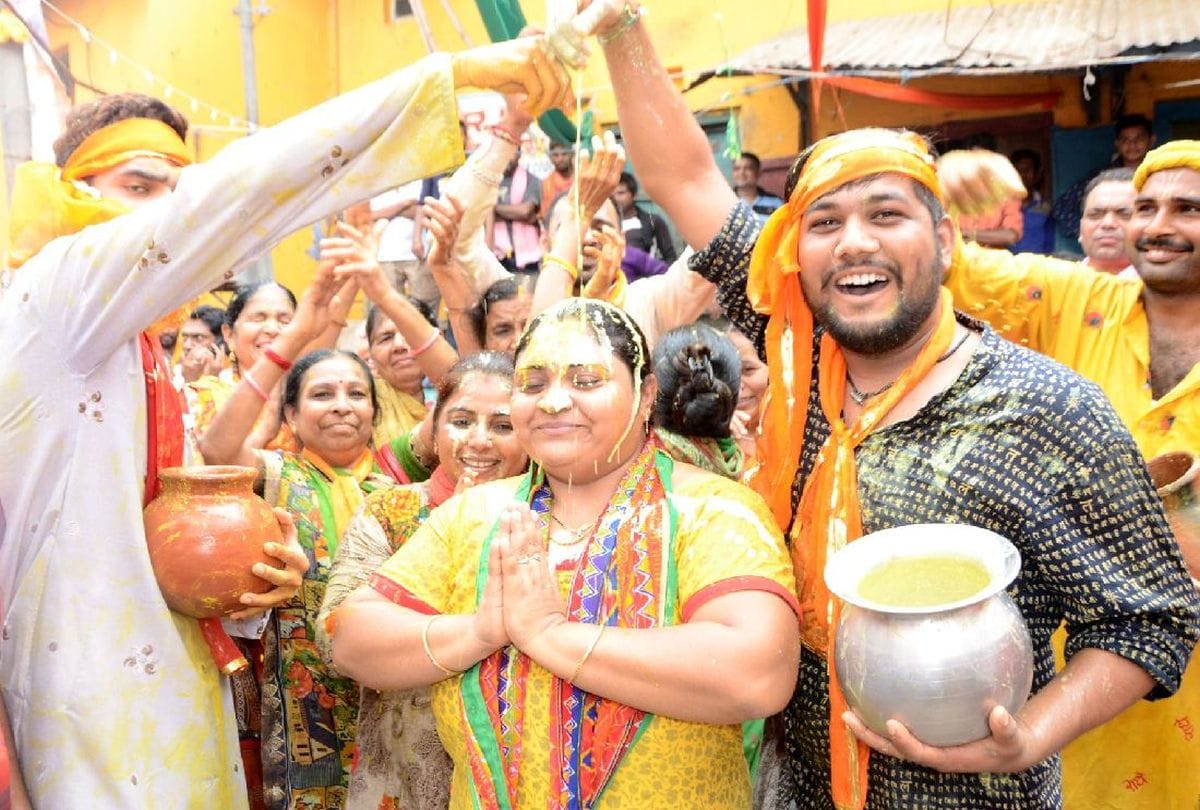 Nandotsav Celebration In Gokul Mathura On Janmashtami 2019