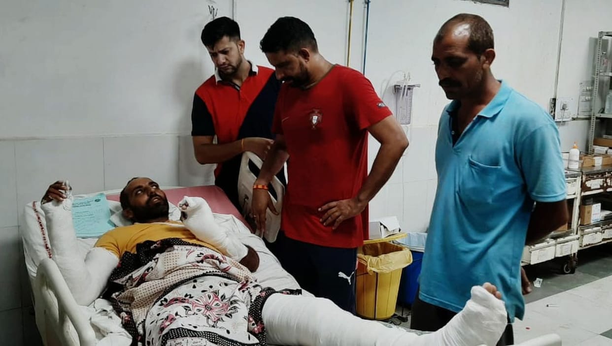 Some Youths attaked AAP District President