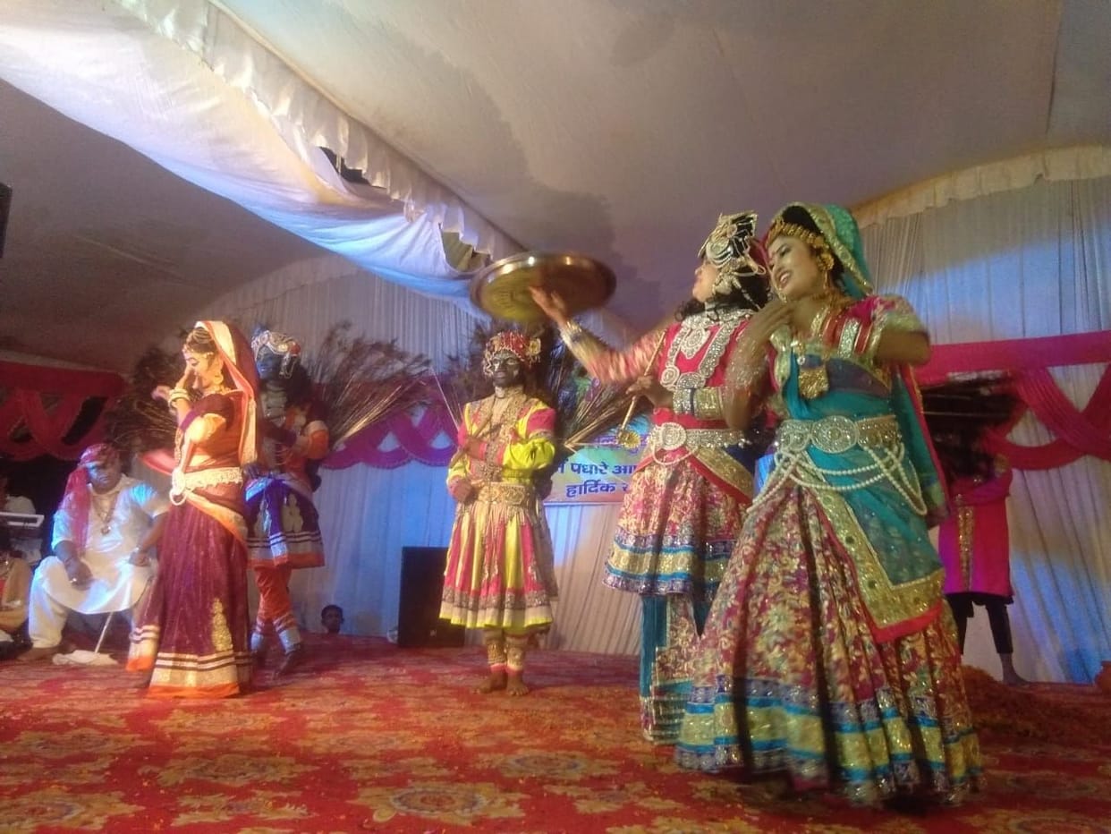 The second day also celebrated the birth anniversary of Shri Krishna