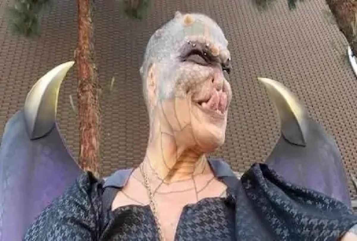 man spend 53 lakhs for become a lady dragon