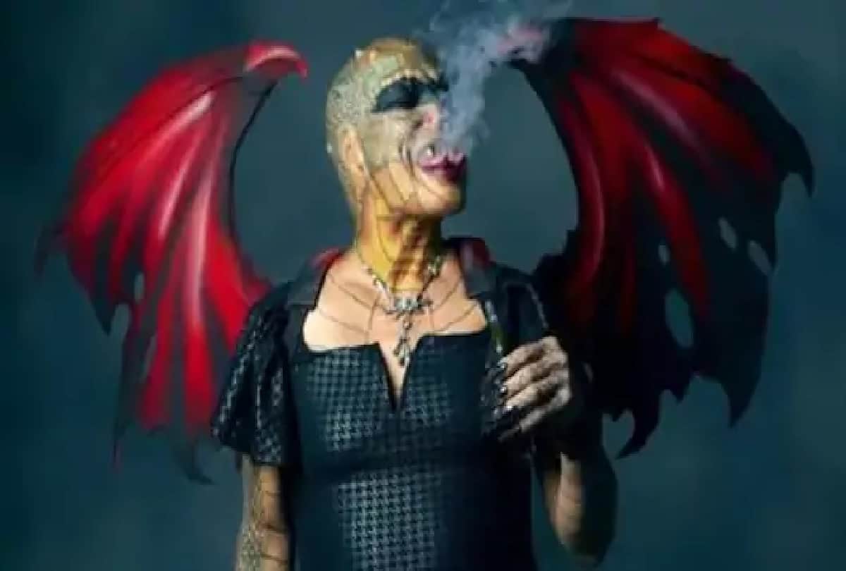 man spend 53 lakhs for become a lady dragon