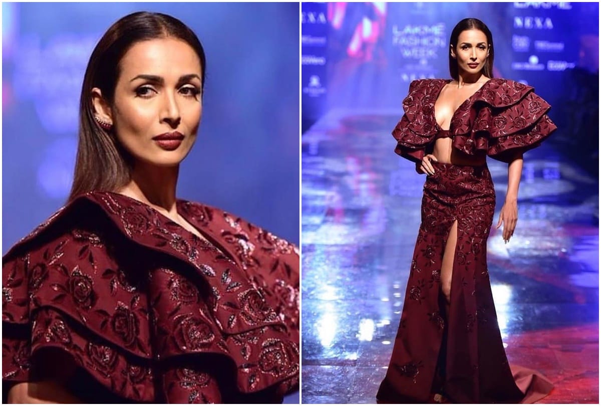 Malaika Arora ramp walk at Lakme Fashion Week Day 5