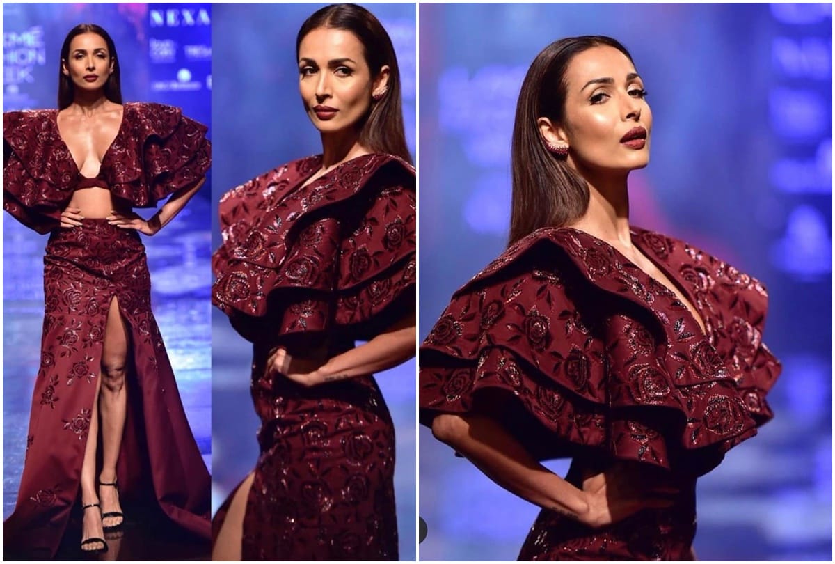 Malaika Arora ramp walk at Lakme Fashion Week Day 5