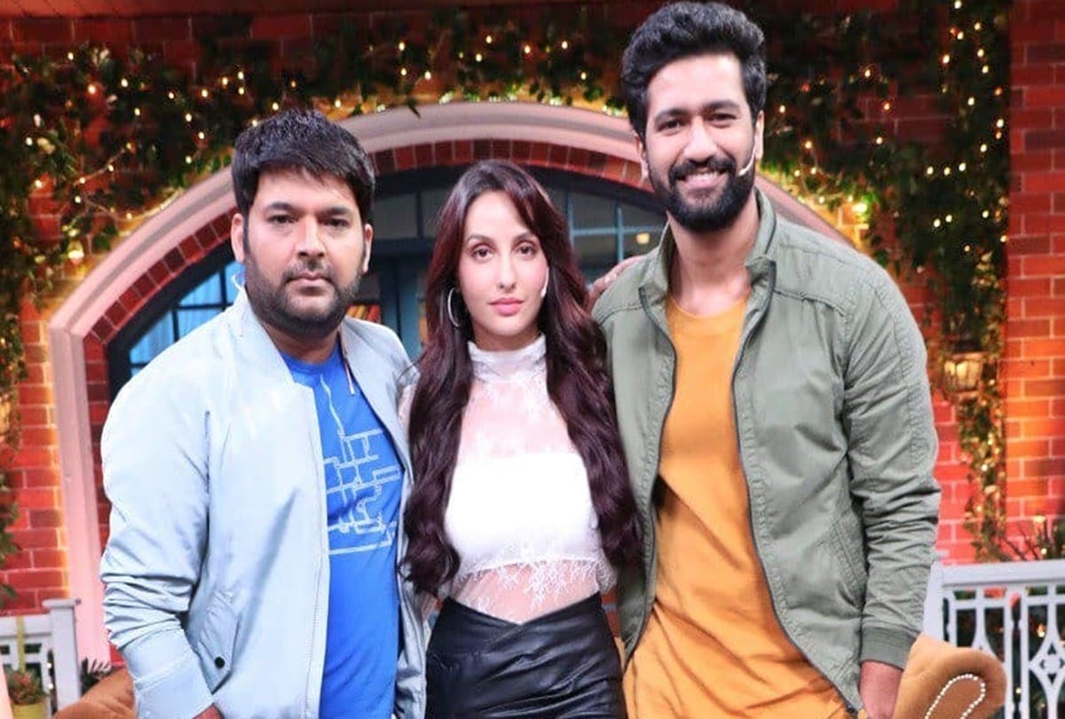 Vicky Kaushal and Nora Fatehi had fun at The Kapil Sharma Show