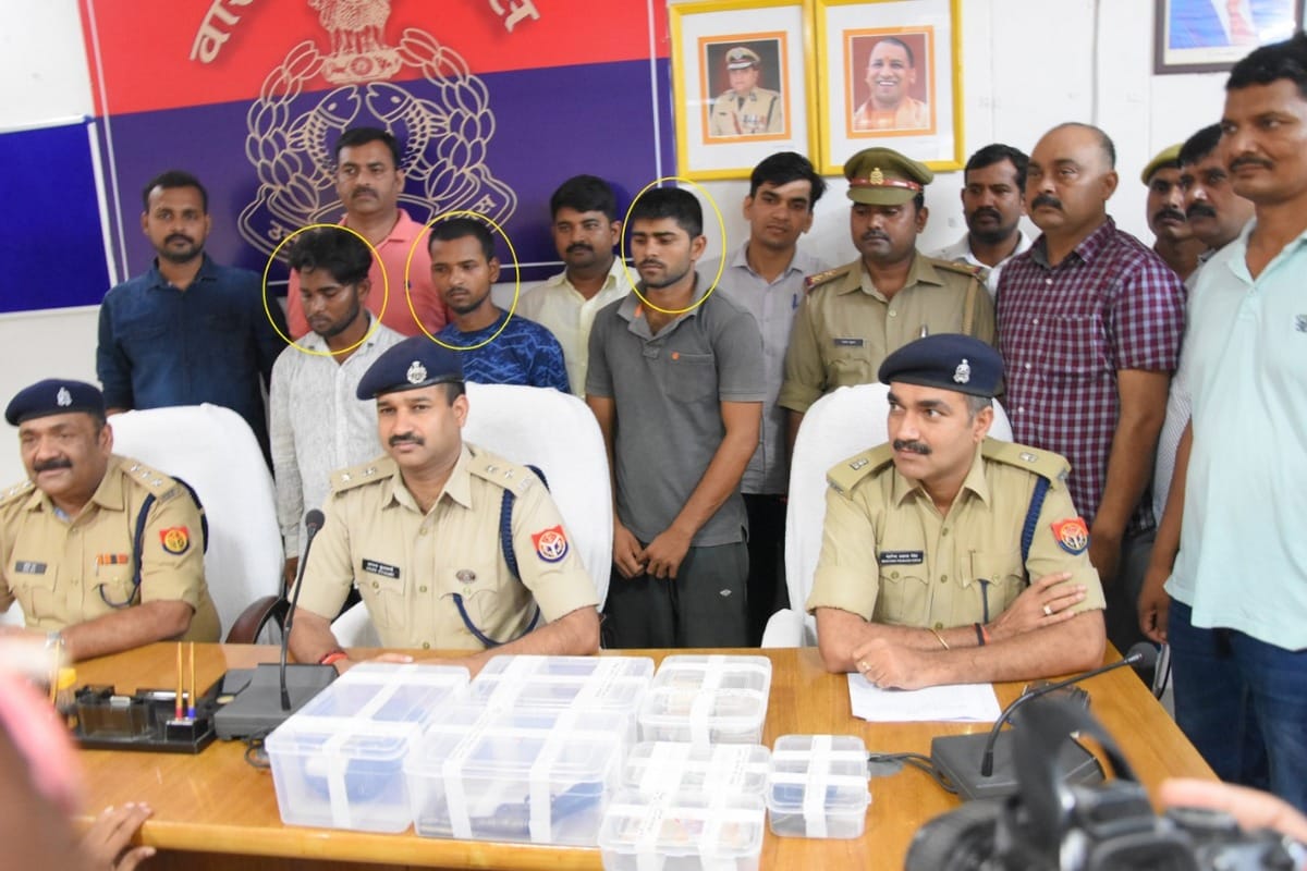 police arrested three accused of one lakh loot from bandhan bank agent in varanasi