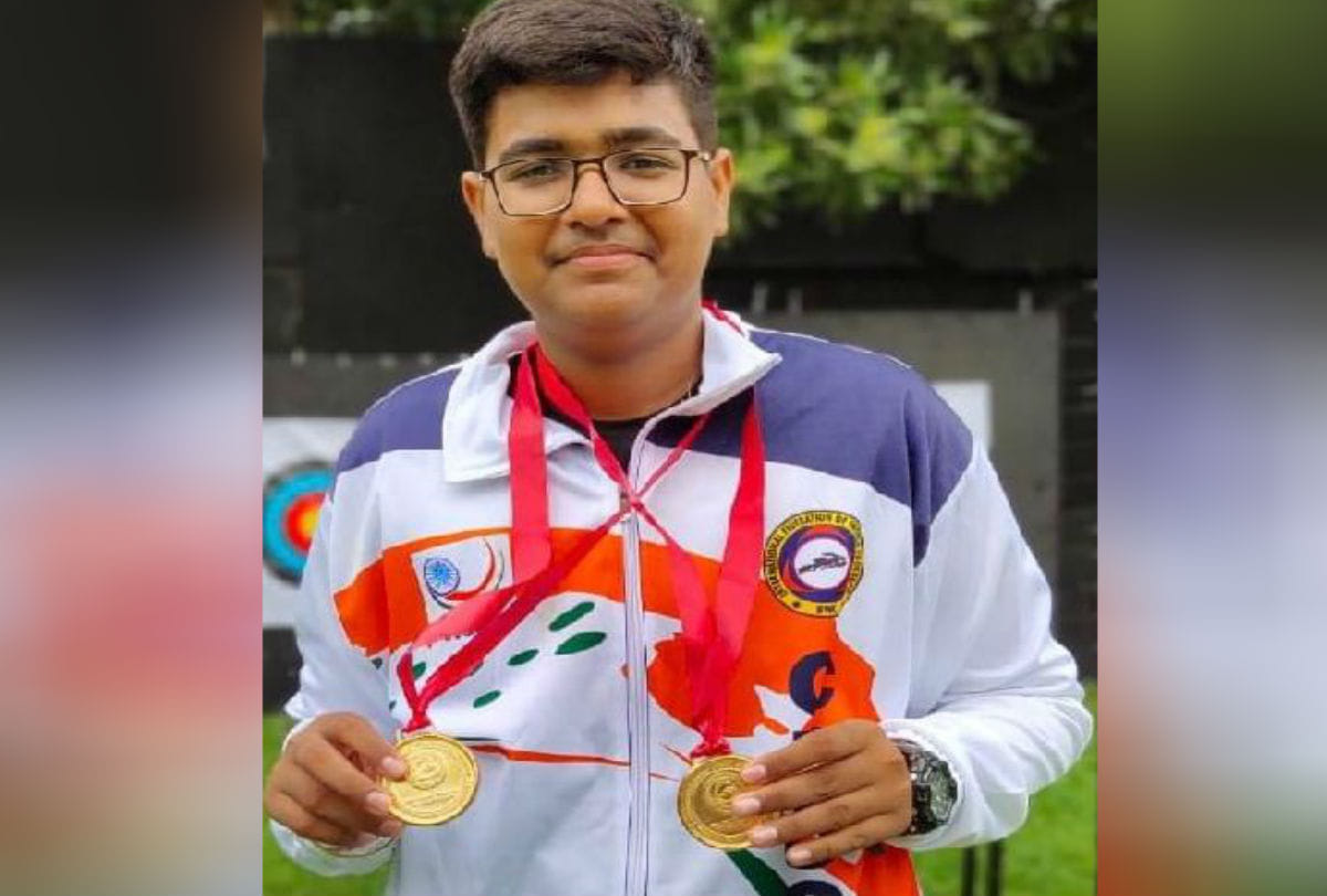 Crossbow commonwealth championship in thailand Mathura Sachin Chaudhary Wins gold medal