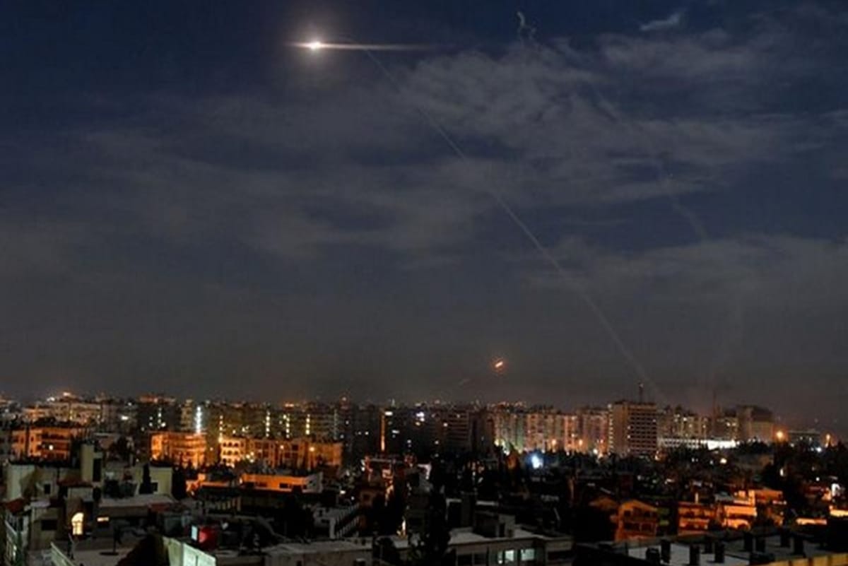 Syrian Air defence claimed that it repel several enemy target in Damascus
