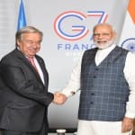 पीएम मोदी और संयुक्त राष्ट्र महासचिव एंतोनियो गुतारेस