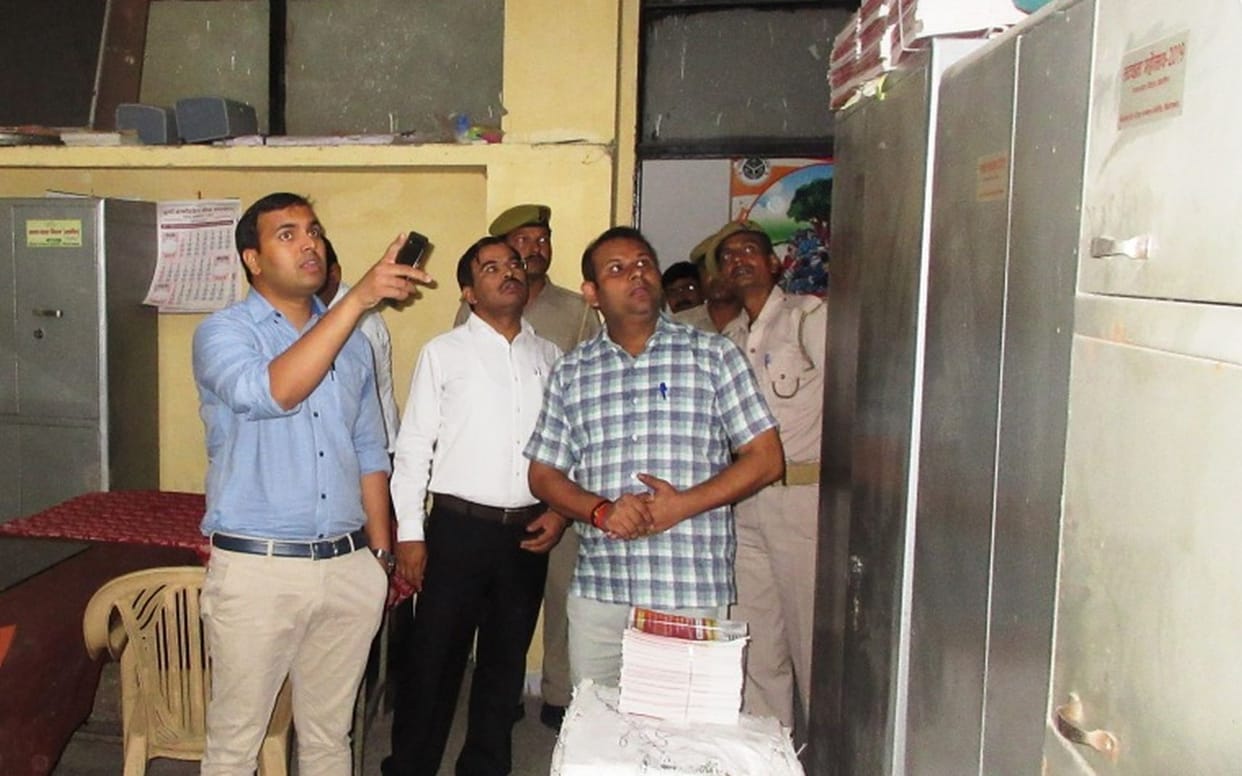 dm order, inspecion in firozabad