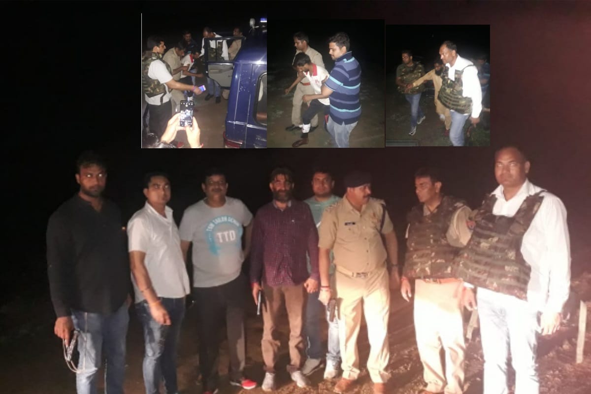 police arrested six badmash during encounter in Baghpat district