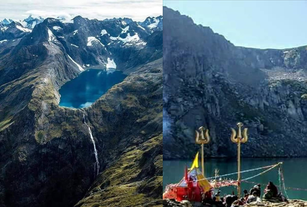 kailash kund yatra 2019 begin,latest photos and videos of kailash kund yatra,raja bhupat pal Basholi