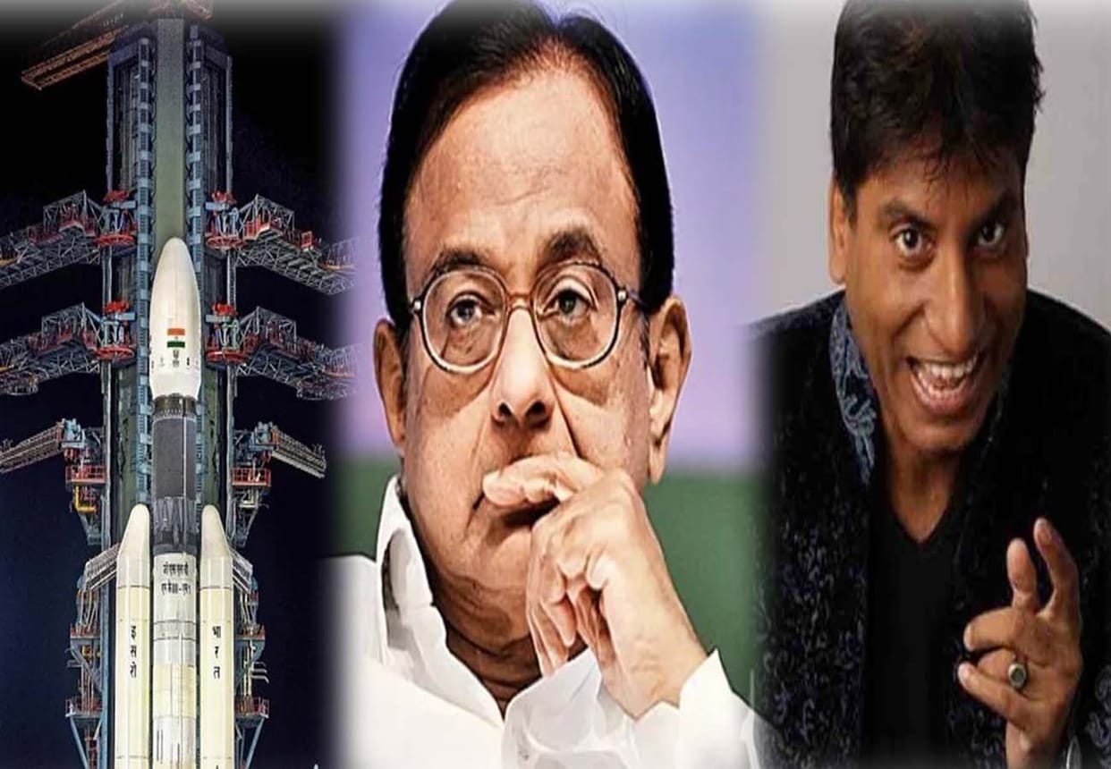 comedian Raju Srivastav said About chandrayaan and chidambaram