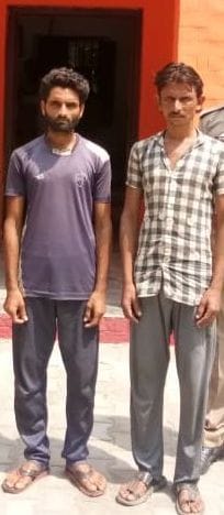 Villagers caught two people in case kidnapping child