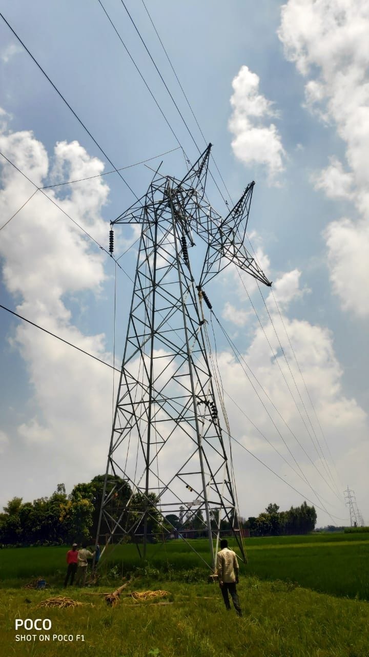 main supply line break, electricity crisis in 500 village