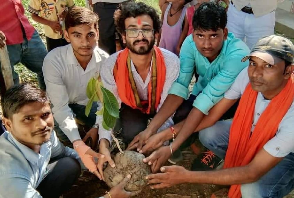 Plantation programme on birthday of Menka Gandhi.