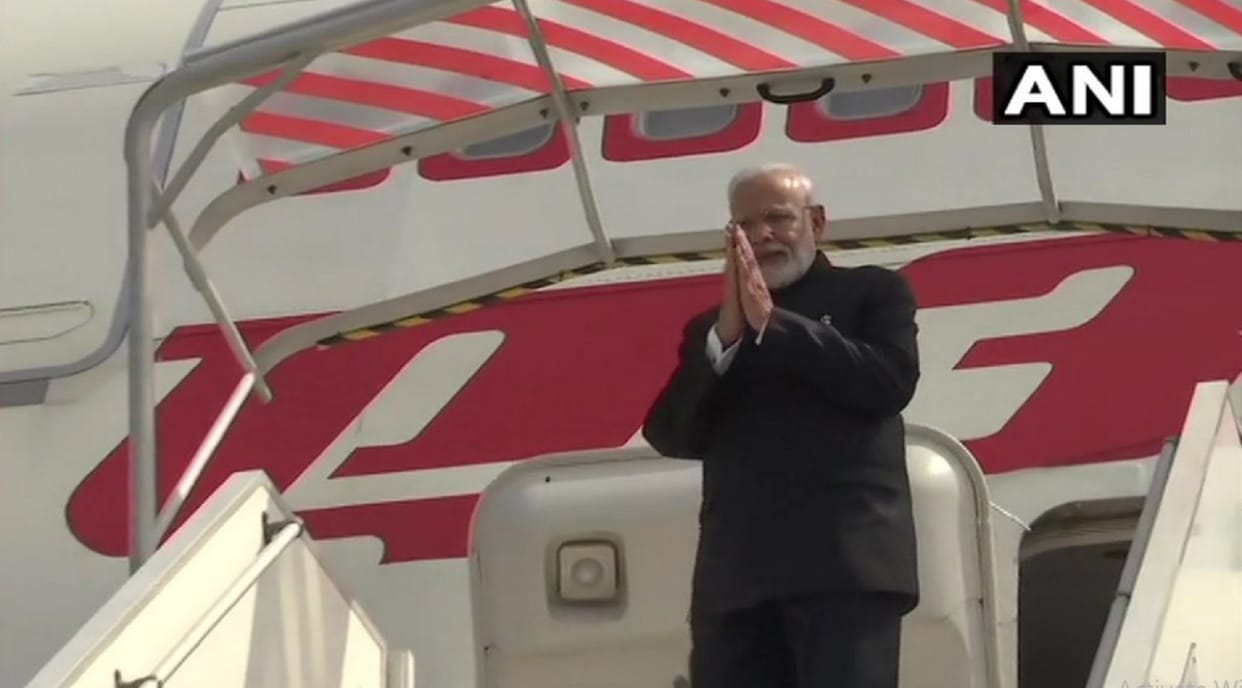 PM Modi returns India by Pakistani airspace from G 7 summit