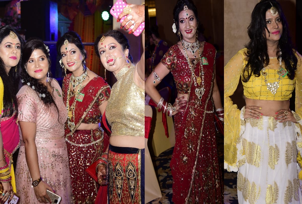 ladies celebrated teej party in lucknow