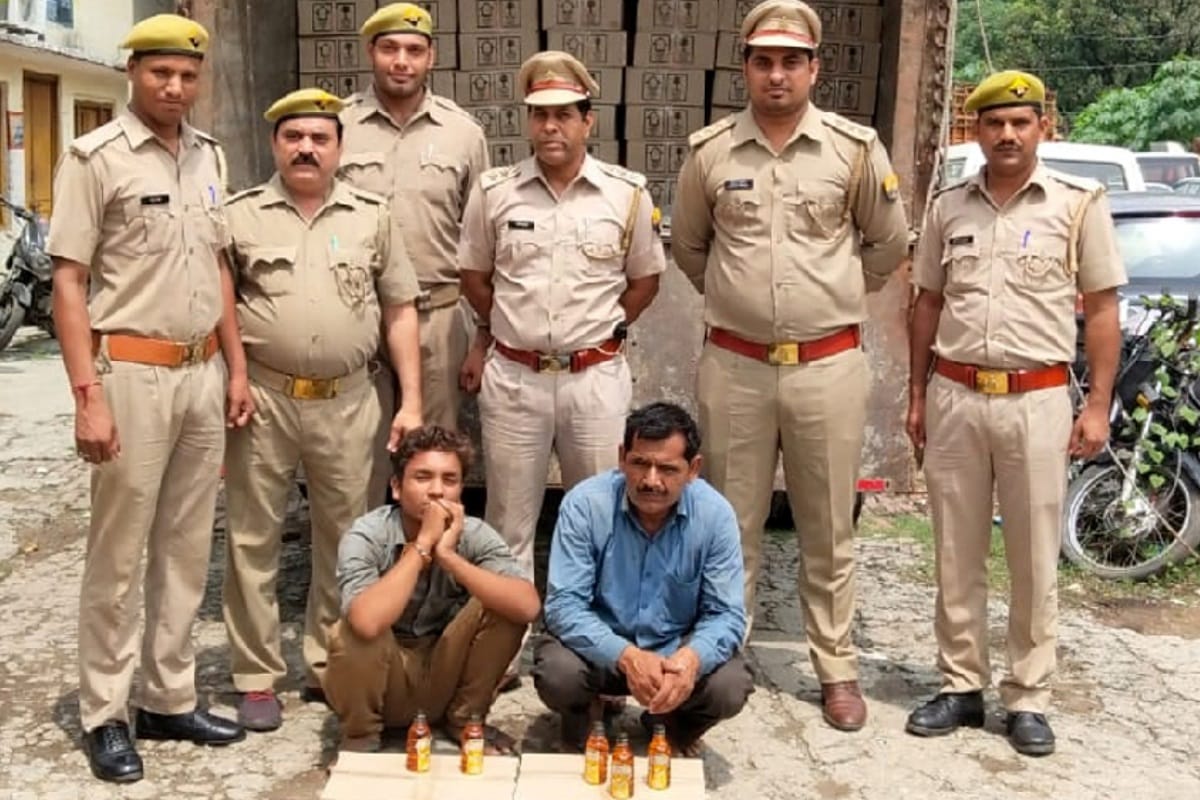 police arrested many with Smuggled liquor in saharanpur district