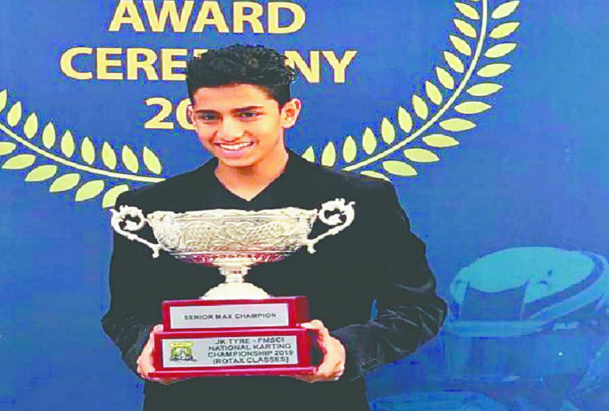 Shahan Ali Mohsin becomes youngest seniors National Karting Champion