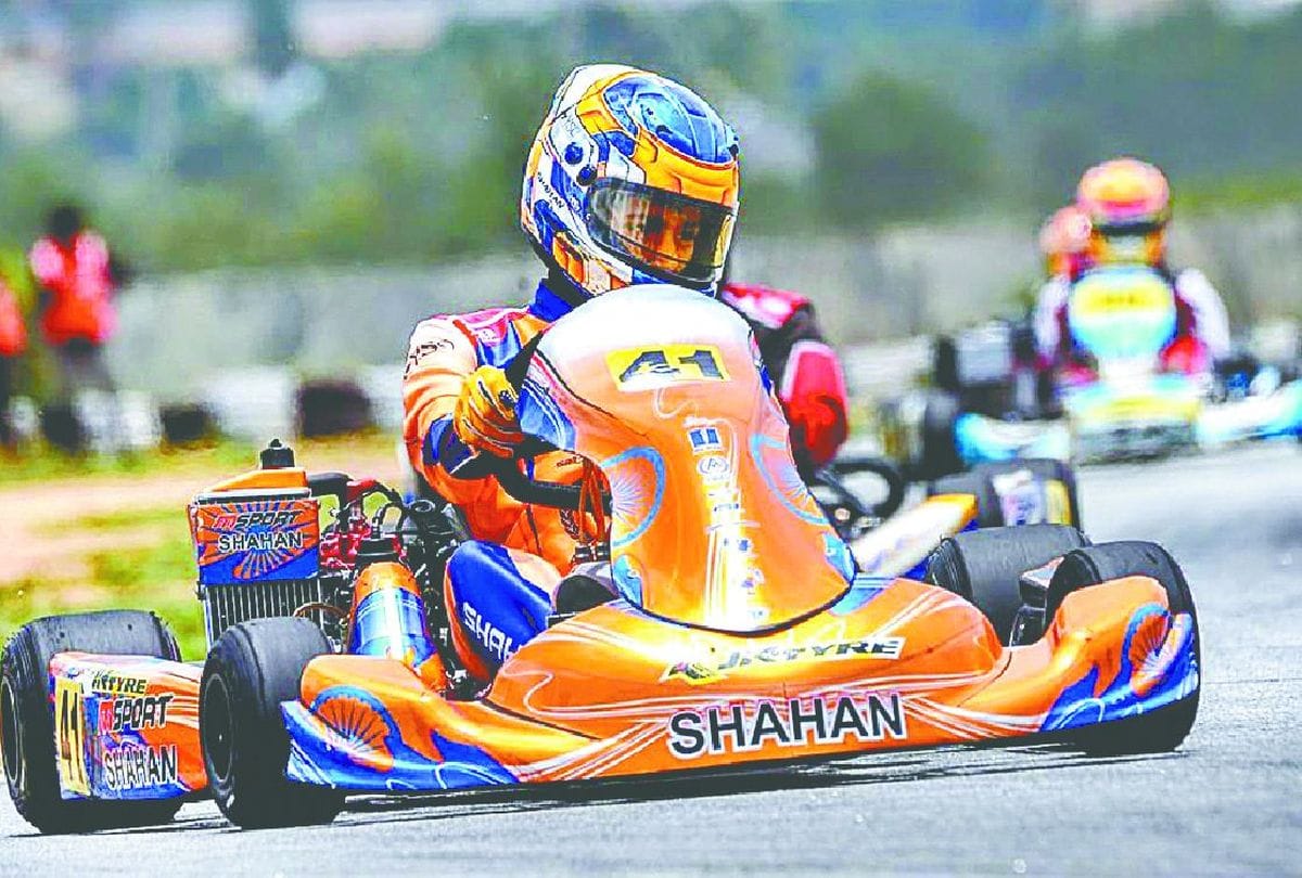 Shahan Ali Mohsin becomes youngest seniors National Karting Champion